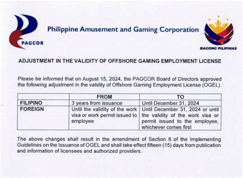 portalpagcor.ph|Pagcor: POGO work permits valid until yearend .